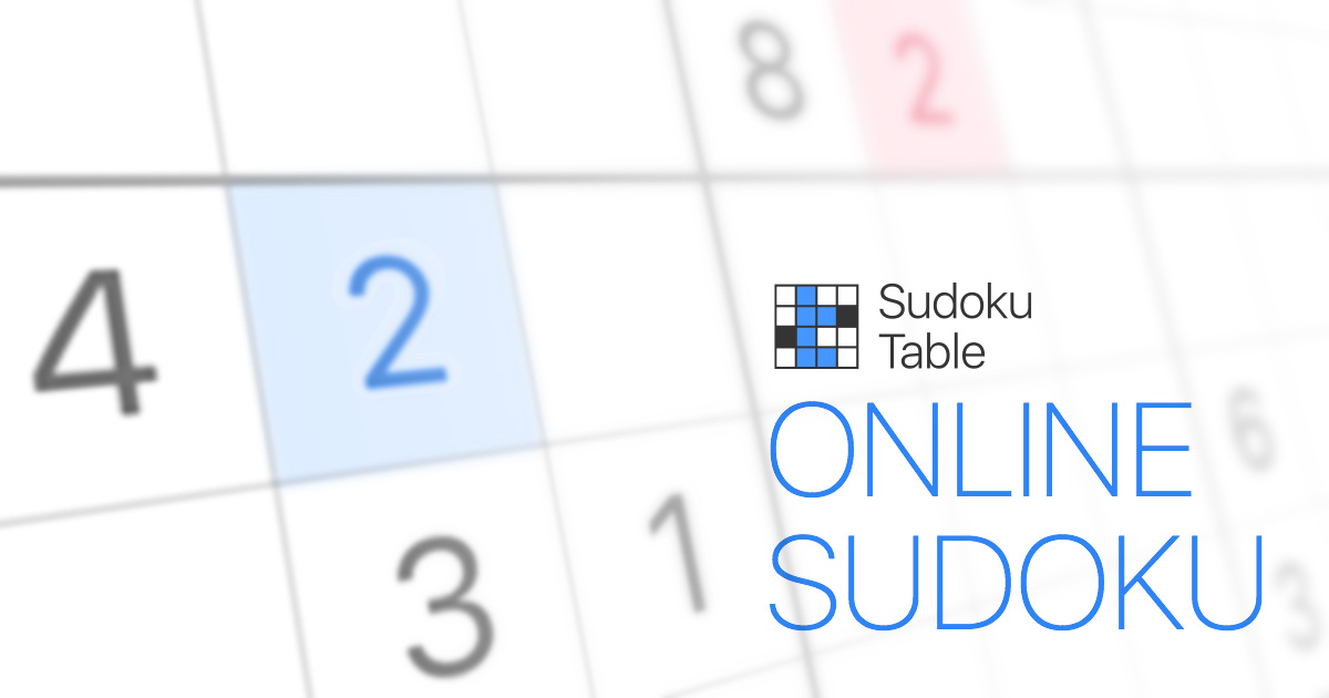 How to play Sudoku. Rules and solution methods | Sudoku Table